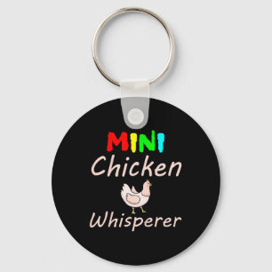 Kids Mini Chicken Whisperer Chickens Funny _1 Key Ring