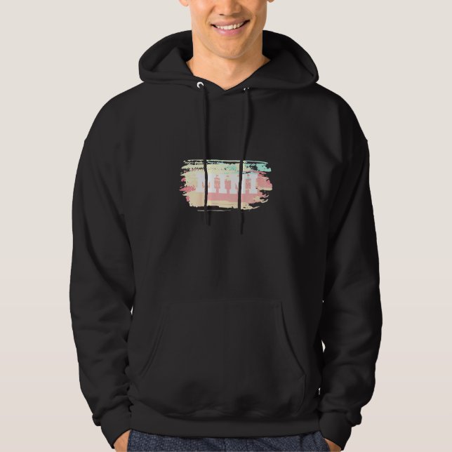 Kids Mini Pastel Tie Dye Hoodie (Front)