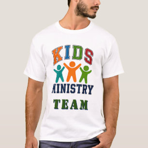 🧸 Kids Ministry Team Typography 👕 T-Shirt