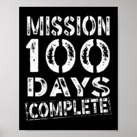 Kids Mission 100 Days Of School Complete Boy Soldi
