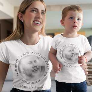 Kids Modern In Loving Memory Photo Collage T-Shirt