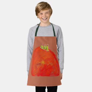 Kids Modern Watercolor Tomato Premium Apron