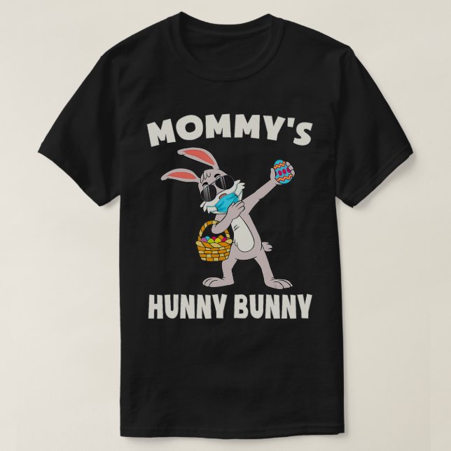 Kids Mommy's Hunny Bunny  Cute Easter Day Bunny To T-Shirt (Design Front)
