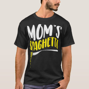Kids Moms Spaghetti Cute Italian Baby Shower Italy T-Shirt