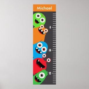 Kids Monster Growth Chart