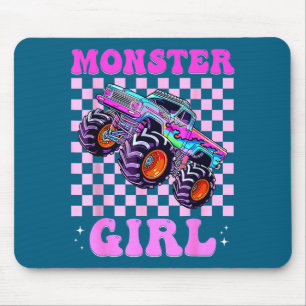 Kids Monster Truck Girl Nk Monster Trucks Lover Mo Mouse Mat