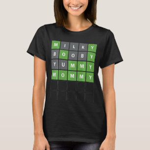 Kids Mother's Day Word Guessing Game Nursing Todd T-Shirt
