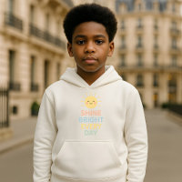  Kids Motivational Hoodie – Shine Bright