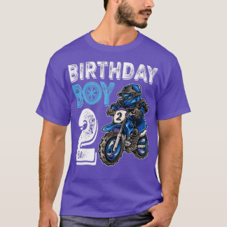 Kids Motocross MX 2nd Gift 2 Year Old Dirt Bike Bi T-Shirt