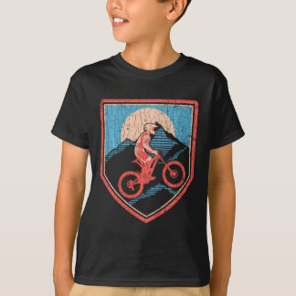 Kids Mountain Bike Cycling Gifts Youth Boys _1  T-Shirt