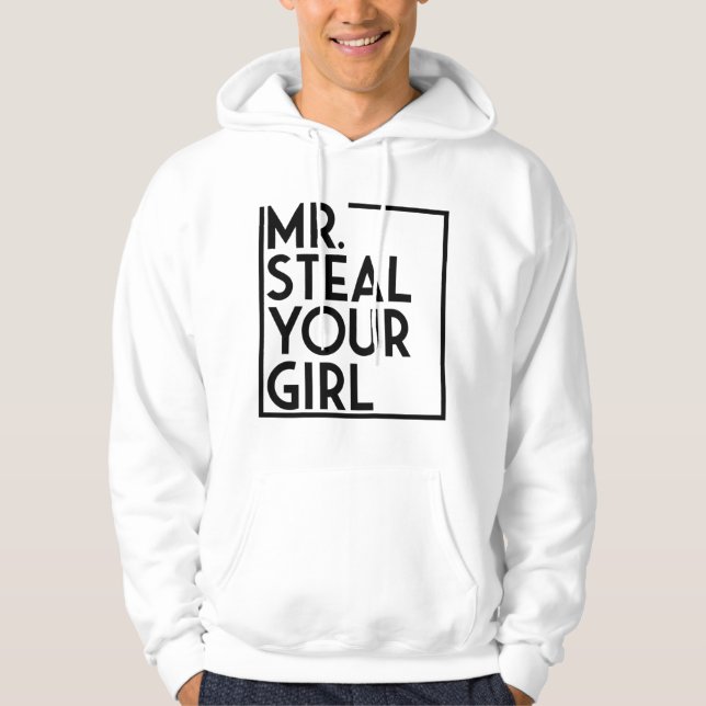 Kids Mr. Steal Your Girl Valentine's Day Boy Child Hoodie (Front)