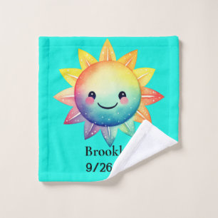 Kids Multi coloured sun Wash Cloth
