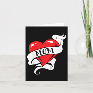 Kids Mum Heart Tattoo For Mothers Day Love Mum Card