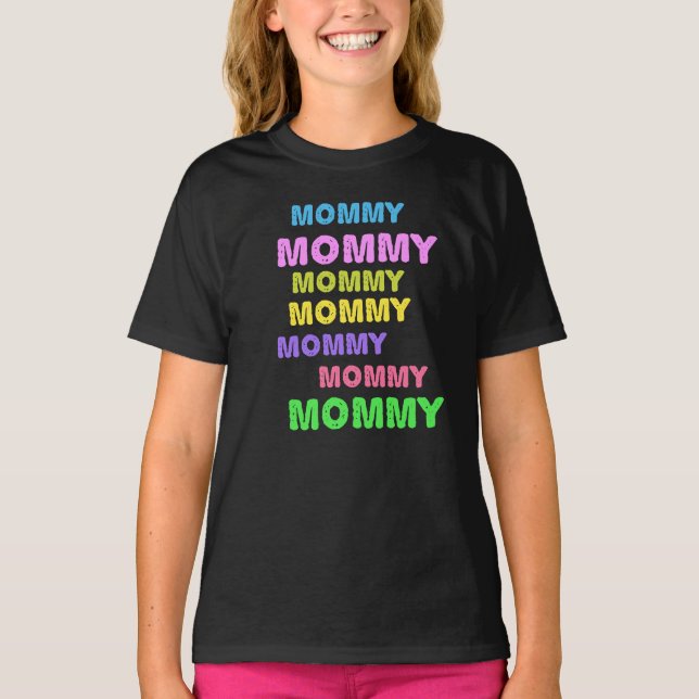 Kids Mummy print  T-Shirt (Front)