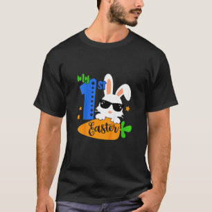 Kids My 1st Easter Bunny Christian Easter Day Tee 