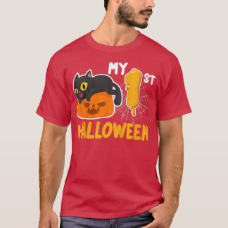 Kids My 1st Halloween Lazy Halloween Costume Cute T-Shirt