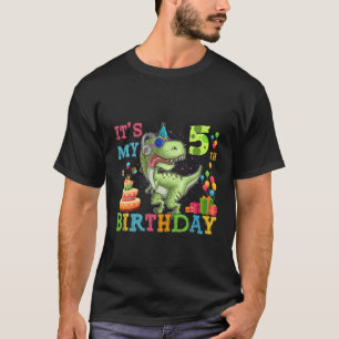 Kids My 5Th Birthday Happy 5 Year T-Shirt
