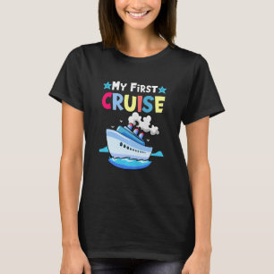 Kids My First Cruise Girls Boys Kids Vacation Cru T-Shirt