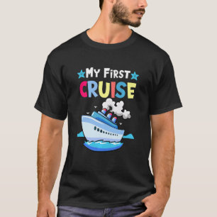 Kids My First Cruise Girls Boys Kids  Vacation Cru T-Shirt