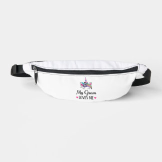 Kids My Gram Loves Me Unicorn Granddaughter T-Shir Bum Bags