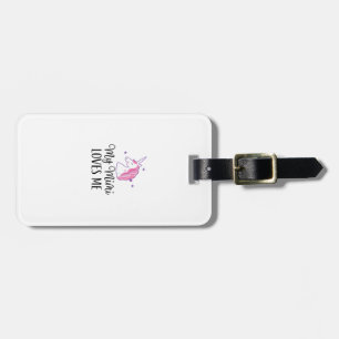 Kids My Mimi Loves Me Girl Unicorn Granddaughter T Luggage Tag