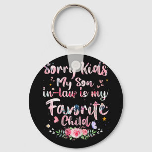 Kids My Son In Law Is My Favourite Child Mothers D Key Ring
