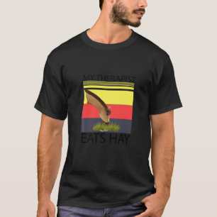 Kids My Therapist Eats Hay Horse T-Shirt