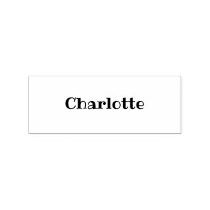 Kid's name, back to school, school supply, custom rubber stamp