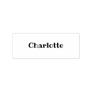 Kid's name, back to school, school supply, custom rubber stamp