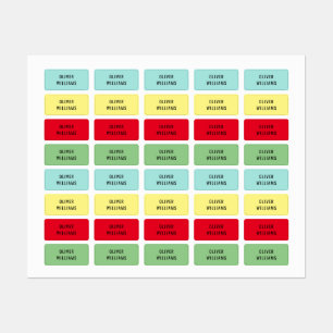 Kid's Name clothing Labels
