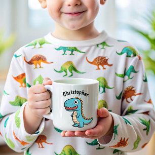 Kids Name Funny Dinosaur  Coffee Mug