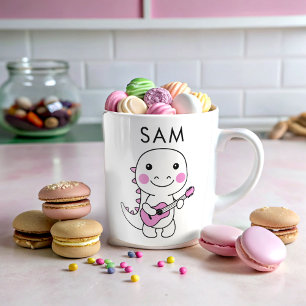 Kids Name Personalised funny dino  Coffee Mug