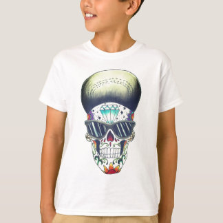 kids new school sugar skull t-shirt