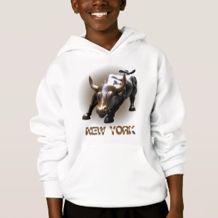 Kid's New York Bull Hoodie Kid's Souvenir NY Shirt