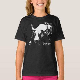 Kid's New York T-shirt Organic Bull Souvenir Shirt