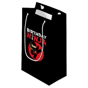 Kids Ninja Birthday Party Theme Gift Small Gift Bag