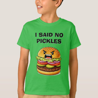 Kids No Pickles Funny Shirt