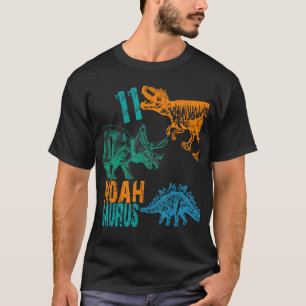 Kids Noah Saurus 11th Birthday  Boys Rex Bday Part T-Shirt