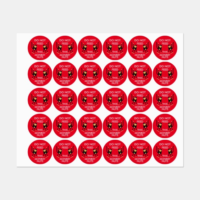 Kids Nut Allergy Warning (Sheet)