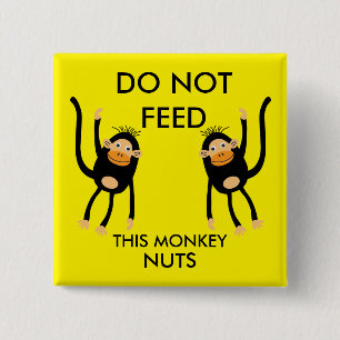 Kids Nut Allergy Warning 15 Cm Square Badge