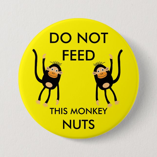 Kids Nut Allergy Warning 7.5 Cm Round Badge (Front)
