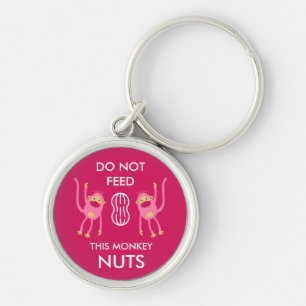 Kids Nut Allergy Warning Key Ring