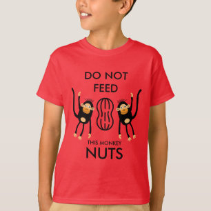 Kids Nut Allergy Warning T-Shirt