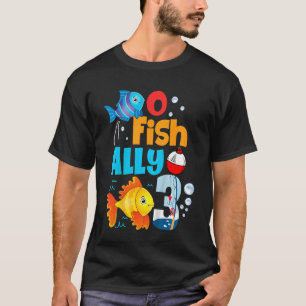 Kids O Fish Ally One Birthday Outfit 3rd Bday Litt T-Shirt
