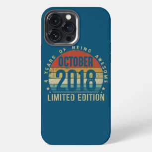 Kids October 2018 Limited Edition 4th Birthday 4 iPhone 13 Pro Max Case