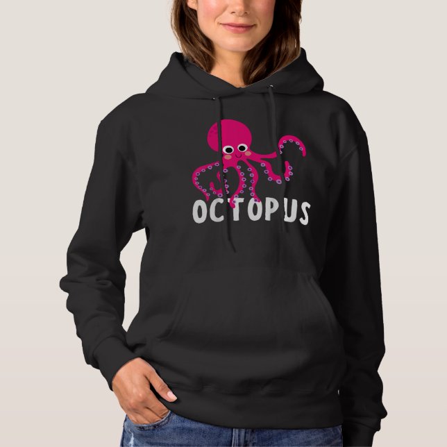 Kids Octopus Shirt For Boys Or Girls  T-Shirt (Front)