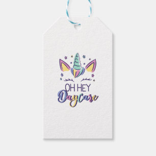 Kids Oh Hey Daycare Vibes First Day Of Daycare Gir Gift Tags