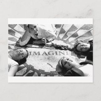 Kids on Imagine Circle Postcard