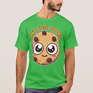 Kids One Cute Cookie Funny Kawaii Chocolate Chip B T-Shirt