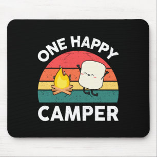 Kids One Happy Camper Toddler Boy Funny Marshmallo Mouse Mat